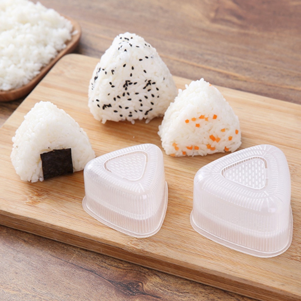 Diy Sushi Mold Onigiri Rijst Bal Voedsel Driehoekige Sushi Maker Mold Sushi Kit Japanse Keuken Bento Accessoires #50G