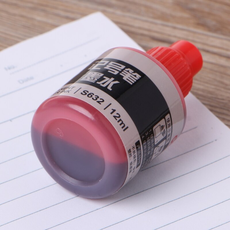 & 12 Ml Waterdicht Direct Droog Graffiti Verf Pen Olie Inkt Refill Voor Marker Pennen Nov.8