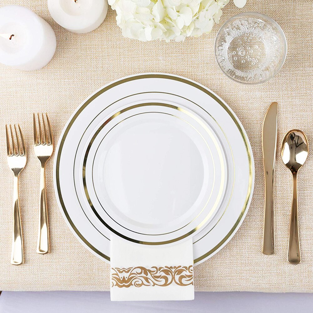 Servilletas desechables de papel, Decoración de mesa, para restaurante, hogar, 50 Uds.