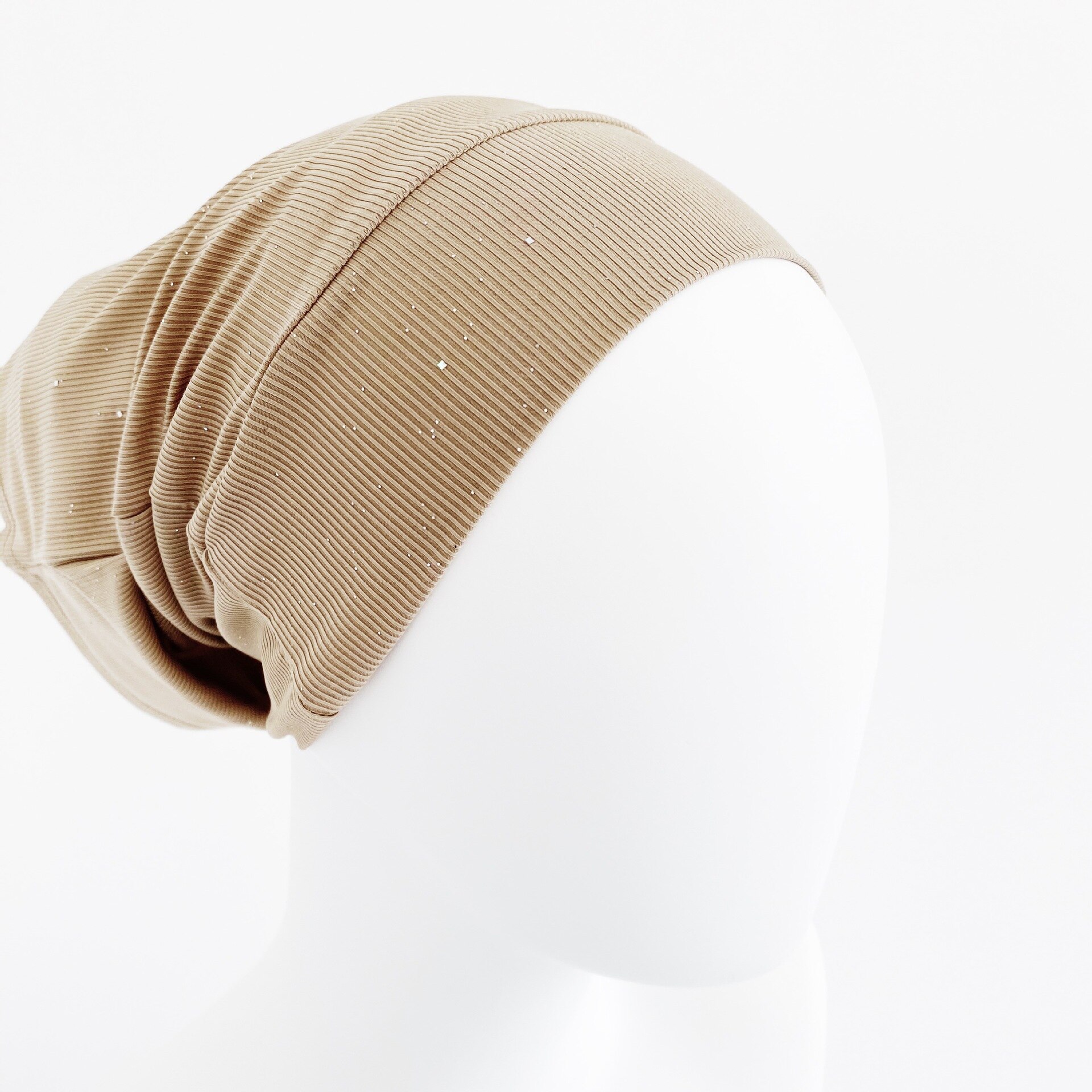 Ribbad inner hijab kepsar för kvinnor muslimsk rör keps elastisk islamisk underscarf motorhuv hatt huvudskydd huvudband turban: 4