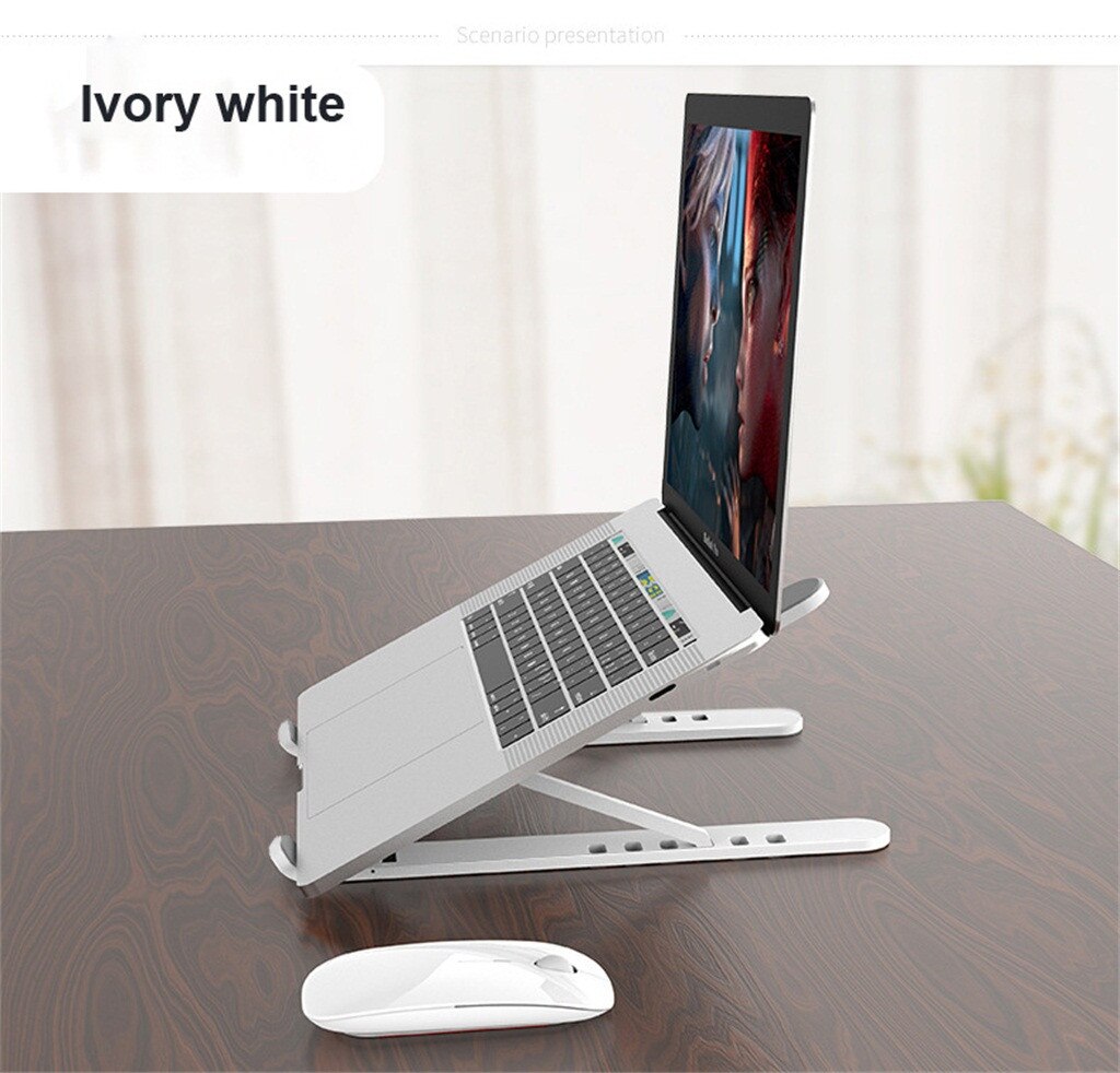 Adjustable Foldable Laptop Stand Non-slip Desktop Notebook Holder Laptop Stand For Macbook Pro Air iPad Pro DELL HP