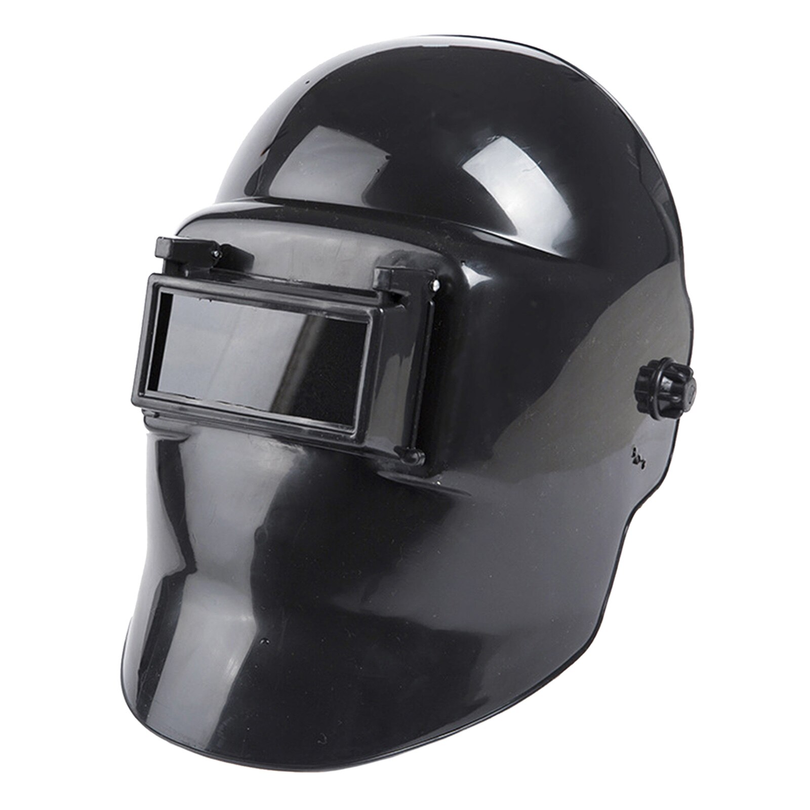 Casque de soudage protecteur anti-étincelles, cagoule de protection, pare-soleil monté sur la tête, lunettes d&#39;ombre, meulage électrique noir