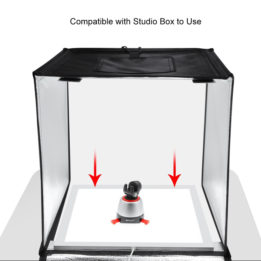 PULUZ Fotografie Softbox + LED Video Lamp Panel Acryl Materiaal voor Foto Schieten Tent Box Geen Polar Dimmen Licht