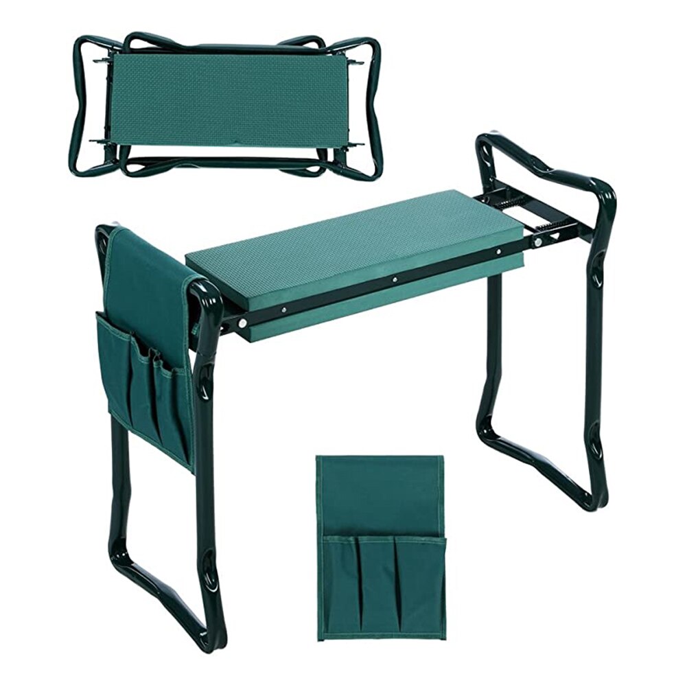 2 Pcs Tool Side Bag Pockets Pouch for Garden Bench Garden Kneeler Stools Gardening C66