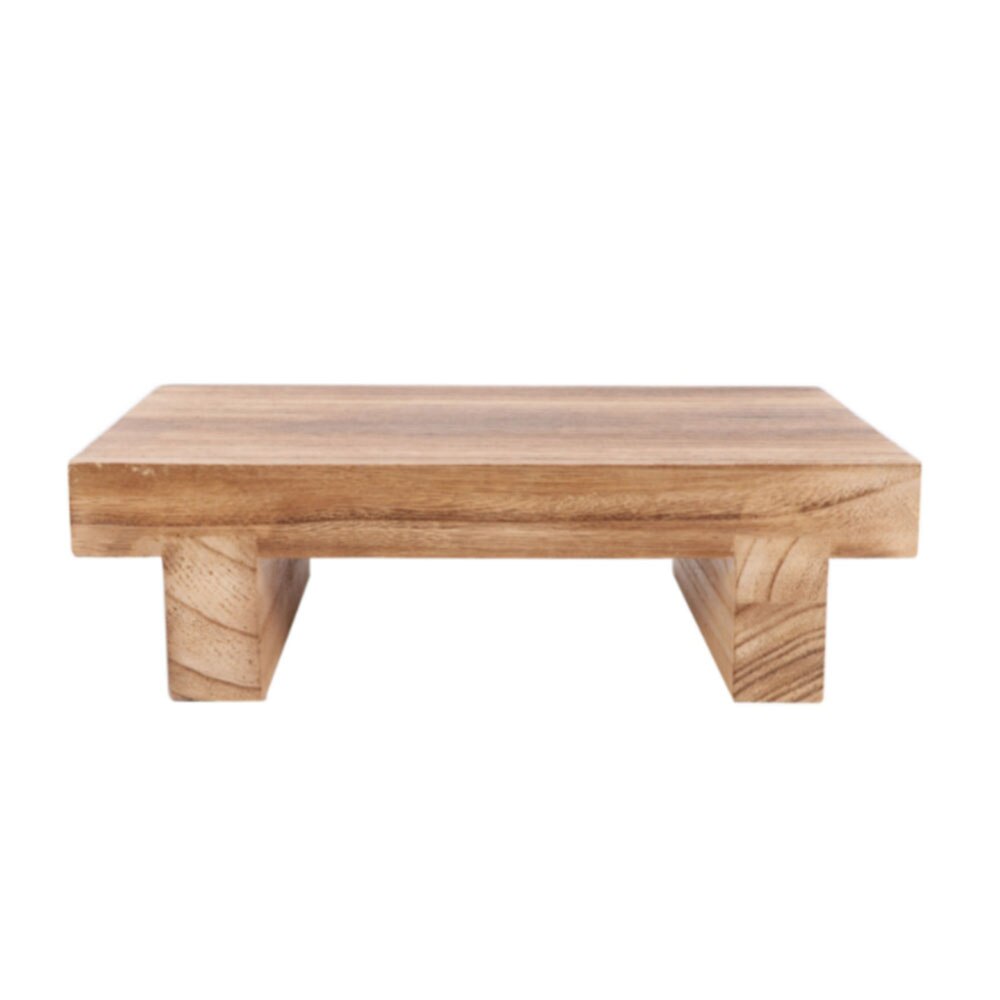 Portable One Step Stool Wooden Bedside Step Stool Indoor &amp; Outdoor Mobility Step Stool