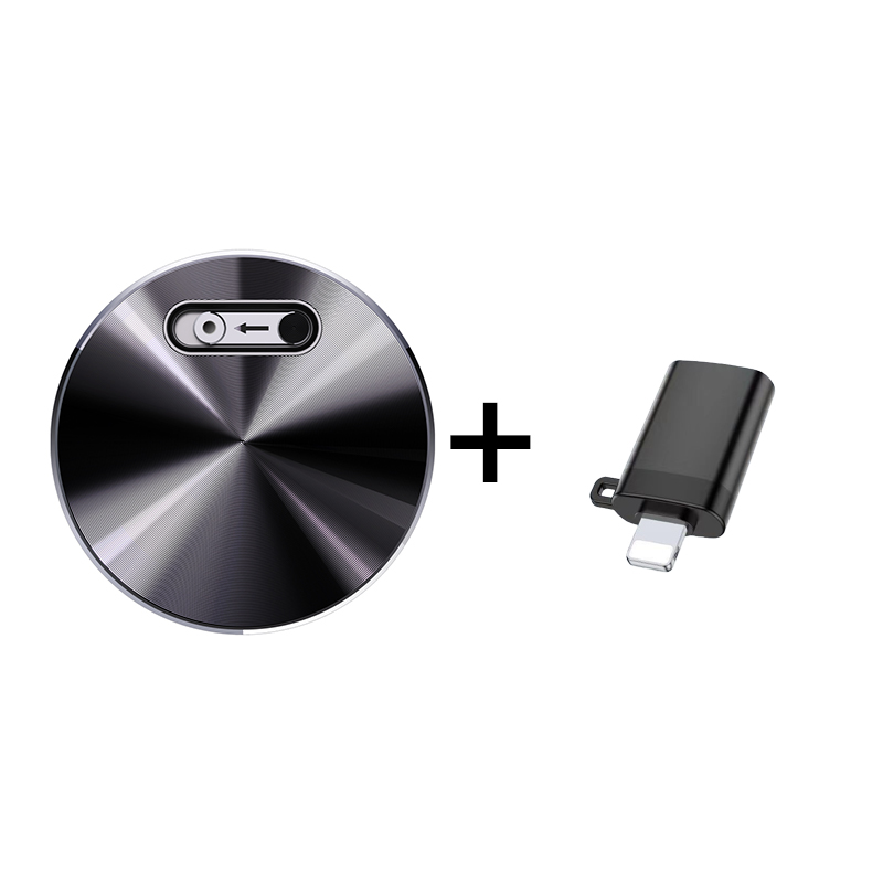 Mini Voice Activated Recorder Small Built-in Magnet Digital Audio Recording Device Sound Dictaphone STTWUNAKE: black