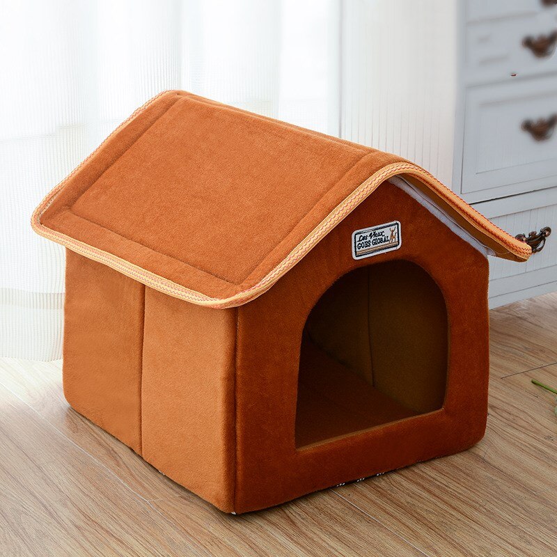 Maison pour chien chambre pliable pour chiens chenil nid chien chat lit petit moyen chiens hiver LePet Doopard chien chiot canapé coussin maison