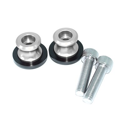 JEAR For Kawasaki Z750 2007 Z 750 10mm Motorcycle CNC Swingarm Slider Spools Stand Screws: SILVER M10