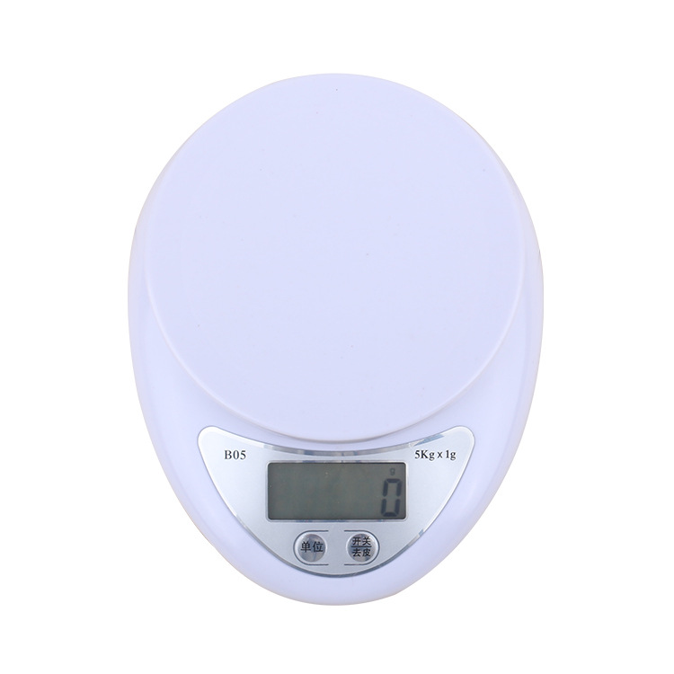 Báscula digital LED portátil, accesorio de cocina para medir peso, pesa electrónica para comida, 5 kg/1 g, 1 kg/0,1 g: 5KG