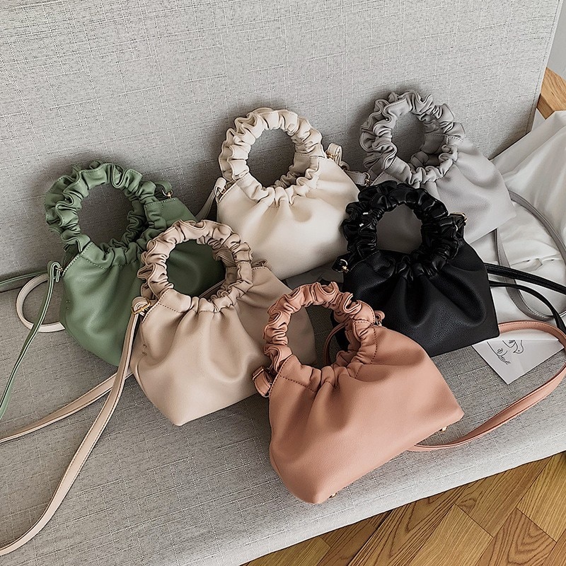 Taske bemale sommer net rød eksplosion modeller bærbar cloud taske koreansk vild skuldertaske messenger taske
