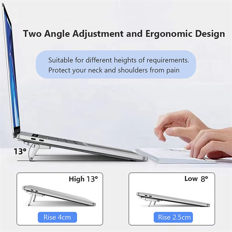 Portable Laptop Stand For Computer Keyboard Holder Legs Notebook Bracket For Macbook Huawei Xiaomi Fold Invisible Support