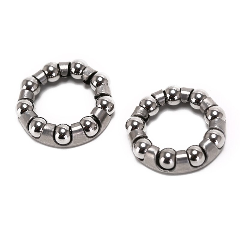 2pcs Bicycle bearing Bicycle Rear Wheel Axle 1/4 Inch x 9 Ball Bearing Cages Bike Cycling Shafts