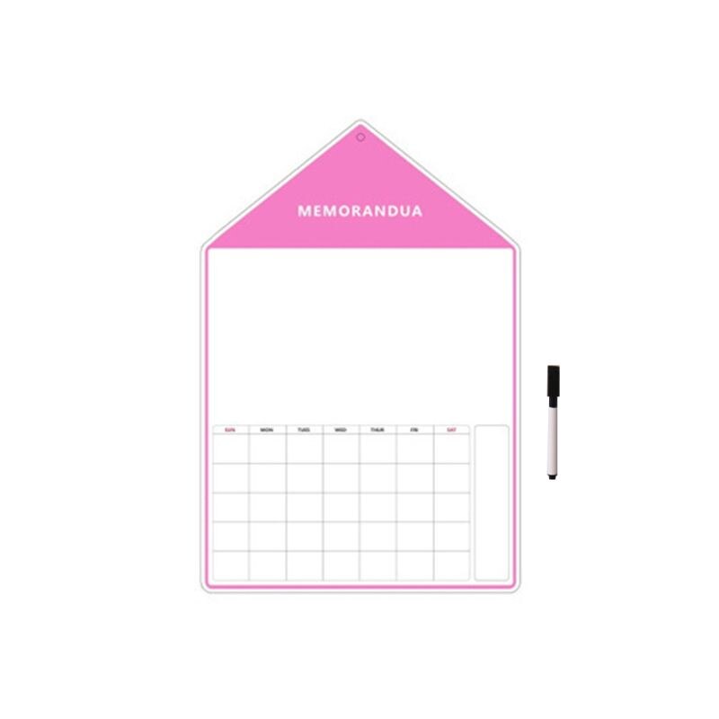 A3 blød magnetisk tavle magnet slette bord tegning køleskab kalender pen  b85b