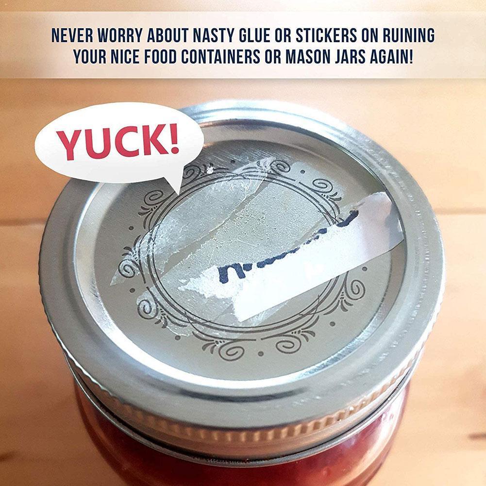 1 Roll Of 250 Pcs Food Labeling Stickers Self-Adhesive Refrigerator Paper Labels Food Storage Removable Freezer Sticker X2T1