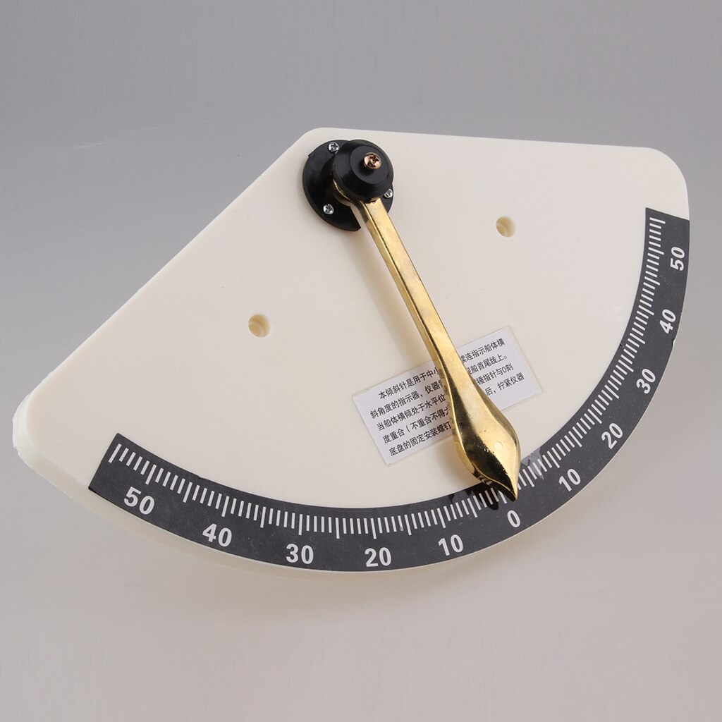 Marine Instrument Ships Boat Yacht Marine Clinometer Level Inclinometer for Water Sports Dinghy Accessories