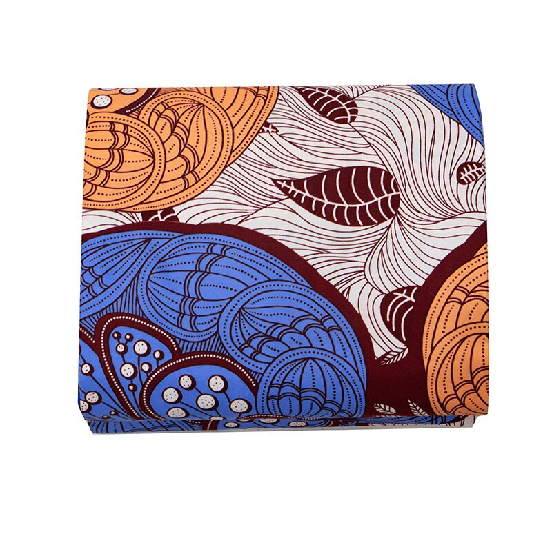 African Wachs Drucken Stoff Echt Wachs Ankara Mehrfarbige Muster Druck Polyester Stoff Für Partei