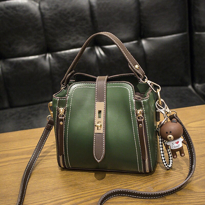 Small Bag Women's Bag Style Western Style Crossbody Bag Women's: Green