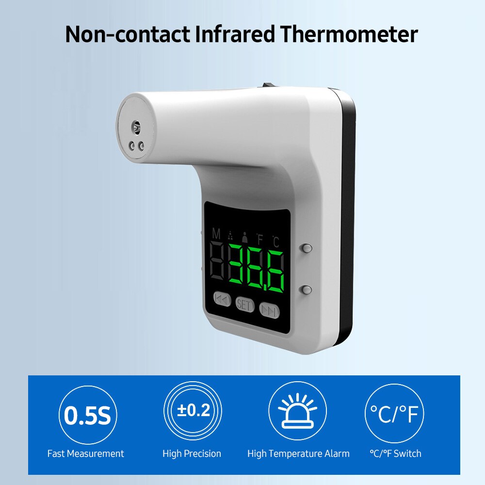 Non-contact Infrared Thermometer High-precision Automatic Induction Thermometer Rapid Measurement Support ℃/℉ Switch