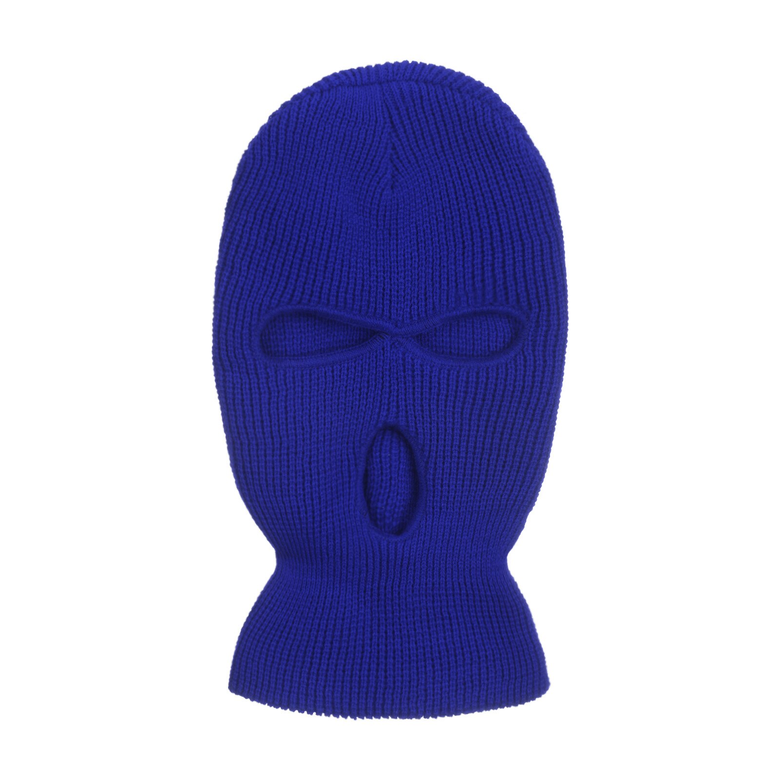Knitting Full Face Mask Motorcycle 3Hole Riding Mask Winter Cap Ski Balaclava 3 Hood Mouth Masks Car Accessories: B
