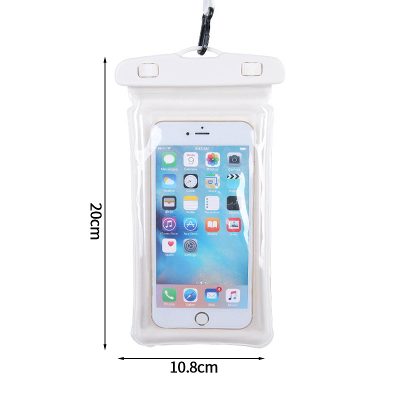 Waterproof Phone Bags Case Touch Screen Mobile Phone Cover with Lanyard Universal SmartPhone Cover Outdoor Swimming Diving 방수팩: Blue