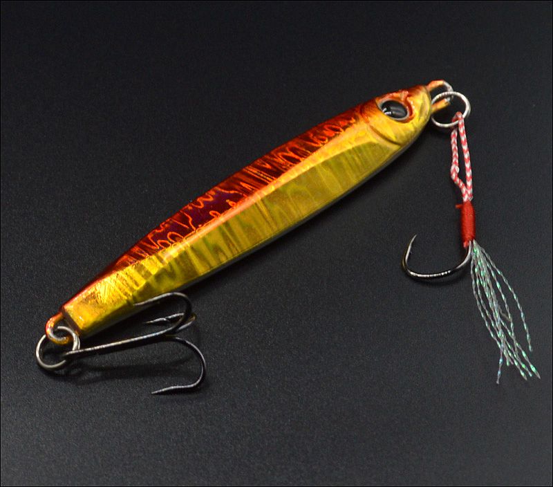 Wldslure 60g saltvand ferskvand støbe bly havabbor jig japan fiskeri jigging lokke med krog