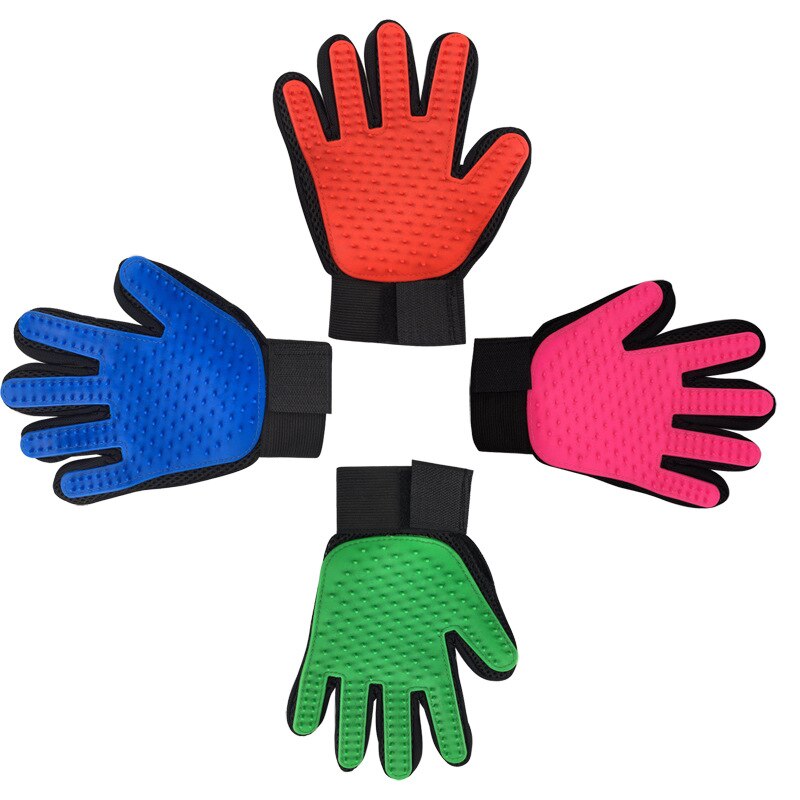 Guante removedor de pelo para gatos, guantes de limpieza para mascotas y perros, cepillo para eliminar el pelo, accesorios para mascotas