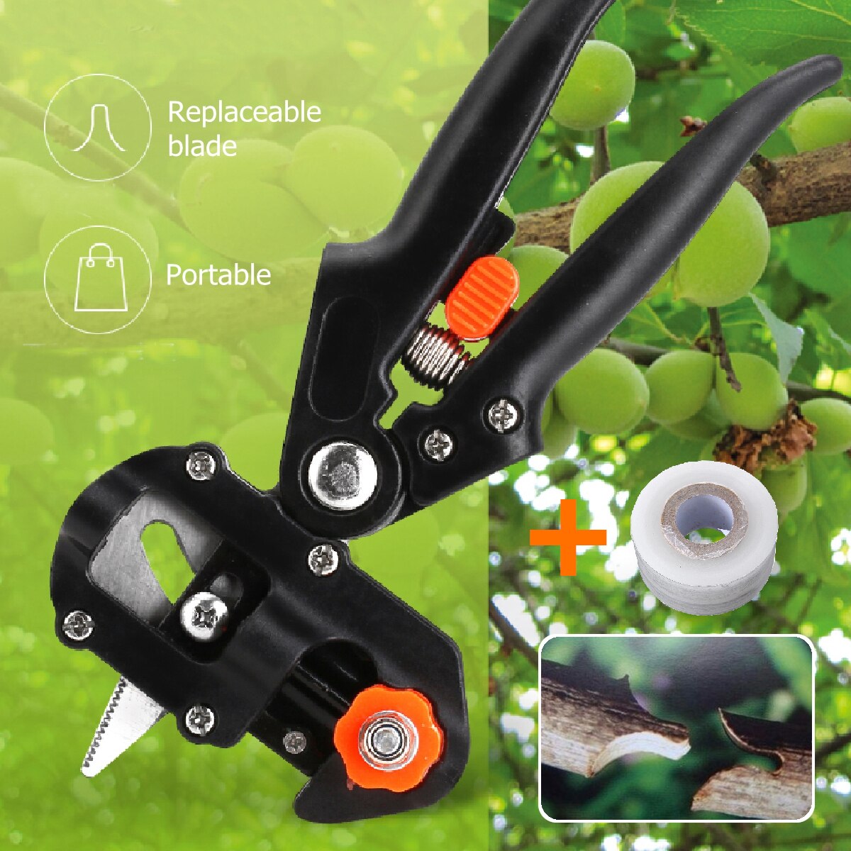 Shears Scissor Garden Fruit Tree Pruning Grafting CuttingTool 3 Blades Tree Grafting Tool Scissor