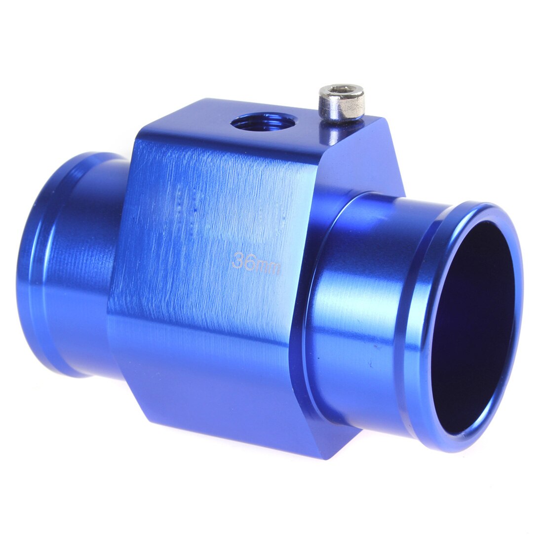 Water Temp Gauge Radiator Temperature Temp Joint Pipe Sensor Guage Adapter Aluminium with Clamps 28/32/34/36/38/40mm: 36mm