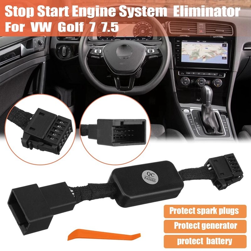 Para-Golf 7 7,5, sistema de arranque de parada automática, apagado, dispositivo de Control, Sensor, enchufe de parada, cancelación, piezas de repuesto para automóviles: Default Title