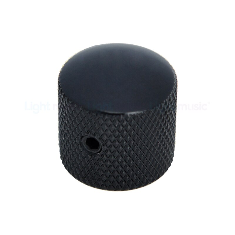 Manopola del volume del tono della chitarra professionale in metallo Potenziometro Cappello Cappello Parti di chitarra di grandi dimensioni Manopola di spinta con foro Accessori Guitarra