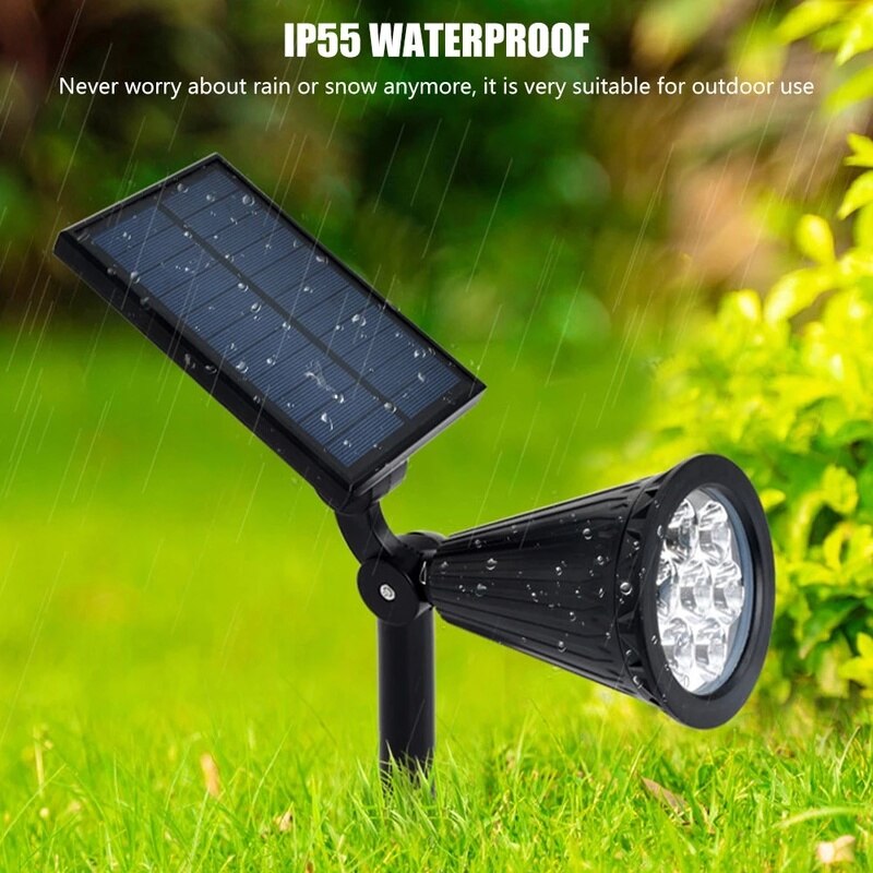 Led Outdoor Solar Spotlight Solar Gazon Stoep Floor Light IP65 Waterdichte Tuin Tuin Licht Kleur Veranderende Licht