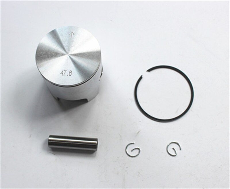 Kits de pistón de 47,6mm con pasador para Yamahjog 50 Jog50, cilindro de motocicleta, diámetro de Jog = 47,6mm, cilindro de Jog Minarelli de diámetro = 47,6mm Pin = 10mm