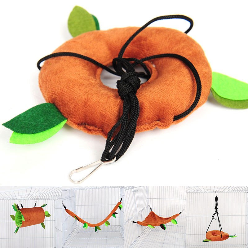 Bos Hamster Hangmat Kleine Huisdier Speelgoed Nest Zacht Speelgoed Speelgoed Huis Huisdier Stump Blad Tunnel Hamster Kleine Huisdier Speelgoed Hamster hangmat
