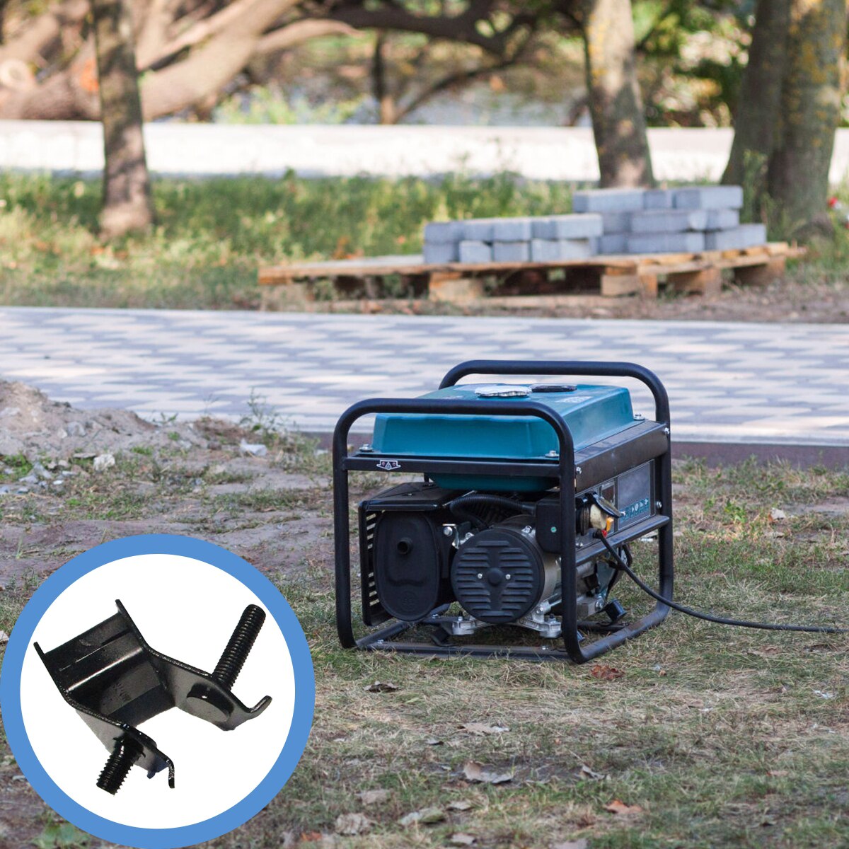 4pcs Replacement Generator Motor Anti Vibration Feet Engines Motor Rubber Mounts: Default Title