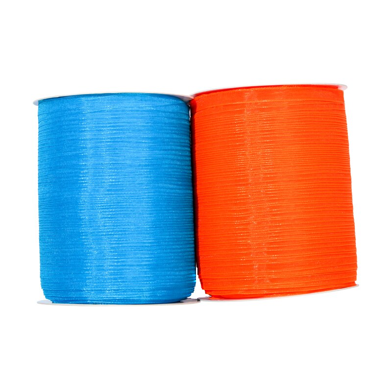 6mm Organza Ribbon (10 Meters/lot) Decorative Packing Wedding Crafts Christmas Wrap Handmade DIY Material Supplies