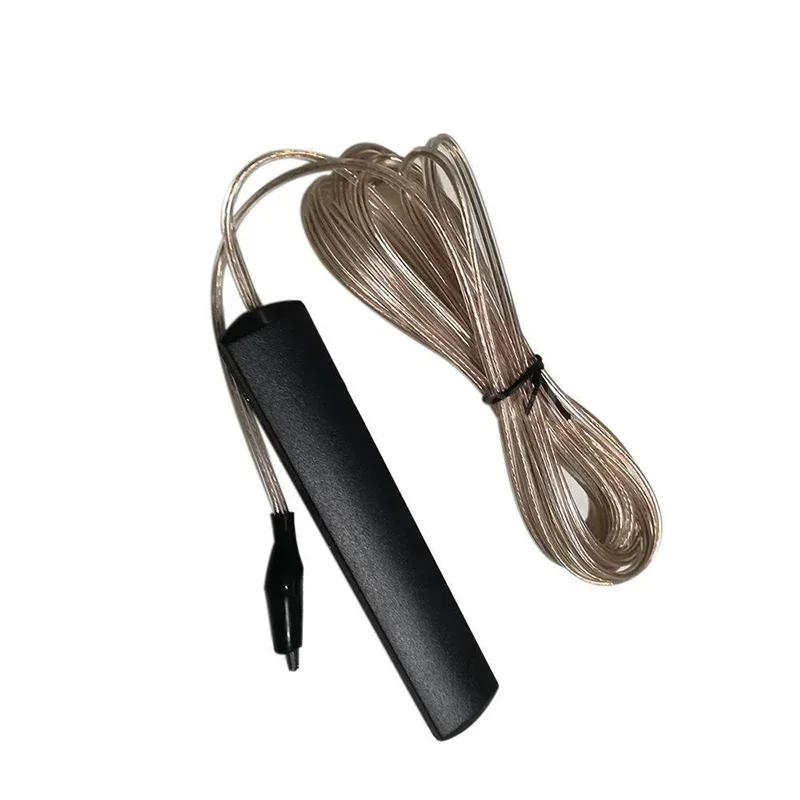 Universal 5m hemradio fm stereo antenn ren koppartråd antenn signal högförstärkare förstärkare booster stabil signal