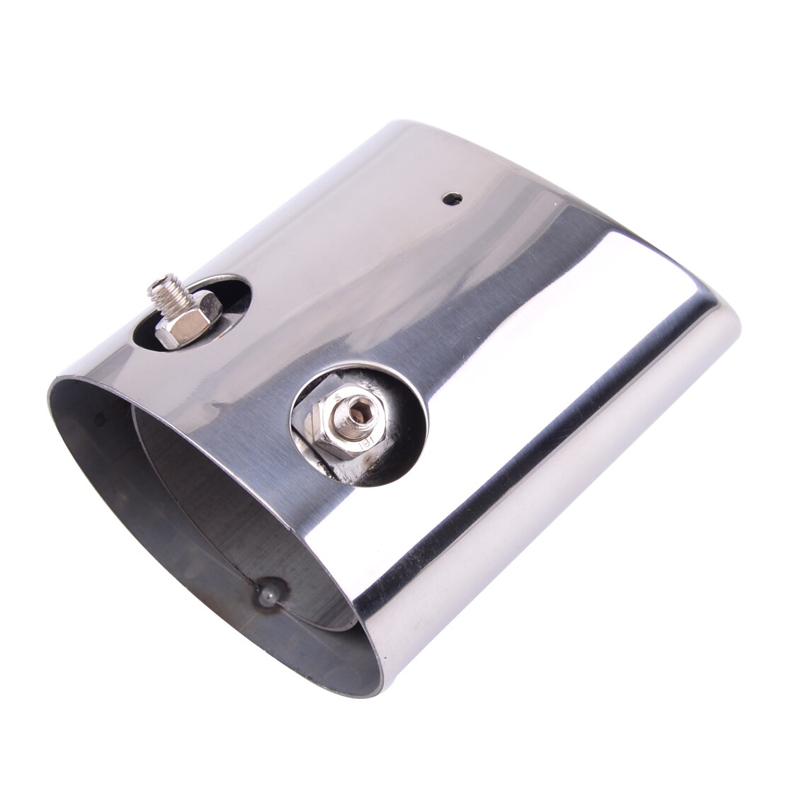 Tubo de escape trasero de acero inoxidable plateado para Toyota Land Cruiser Prado FJ120 2007 2006-2003