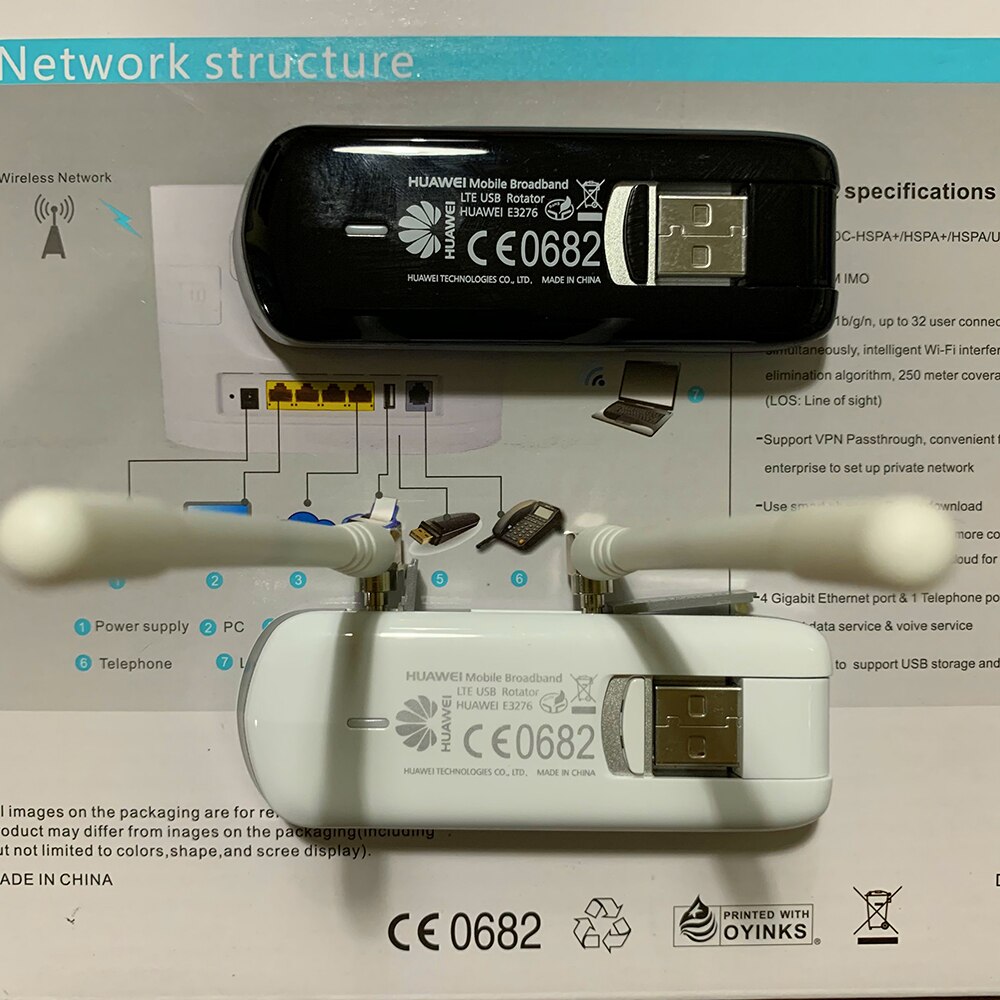 Original Unlocked Huawei E3276 E3276s-150 150Mbps 4G LTE USB Modem 3G WCDMA USB Dongle Mobile Broadband Data Card PK E8278 E3372