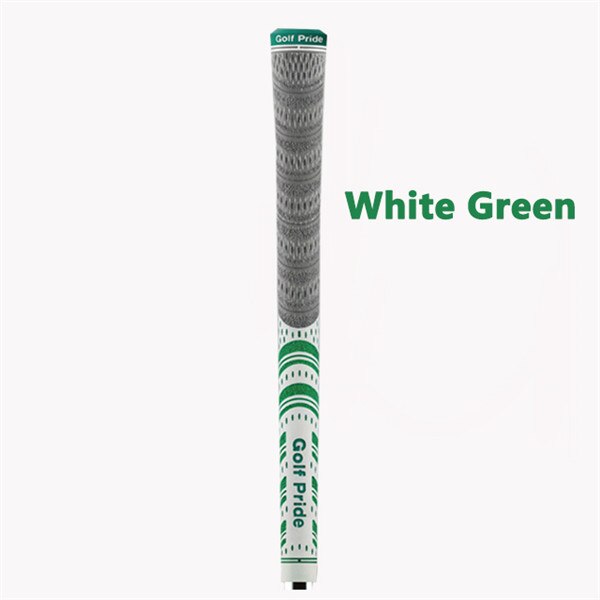 Standard Golf Grips Multi Compound Golf Iron Grips 10Pcs/lot Platinum White Grips: white green