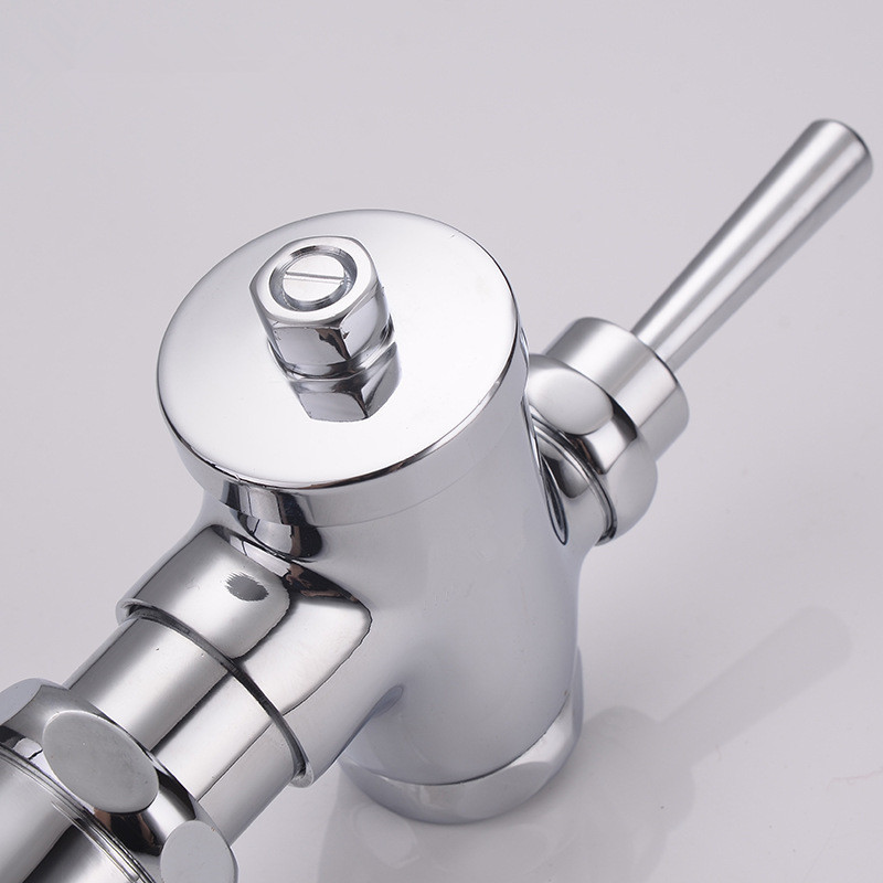 Tryk på knappen skylleventil wc tilbehør toiletbeholderdele urinoir skyllevandsskabsventil opdelt vaskevandafløb justerbar  k01