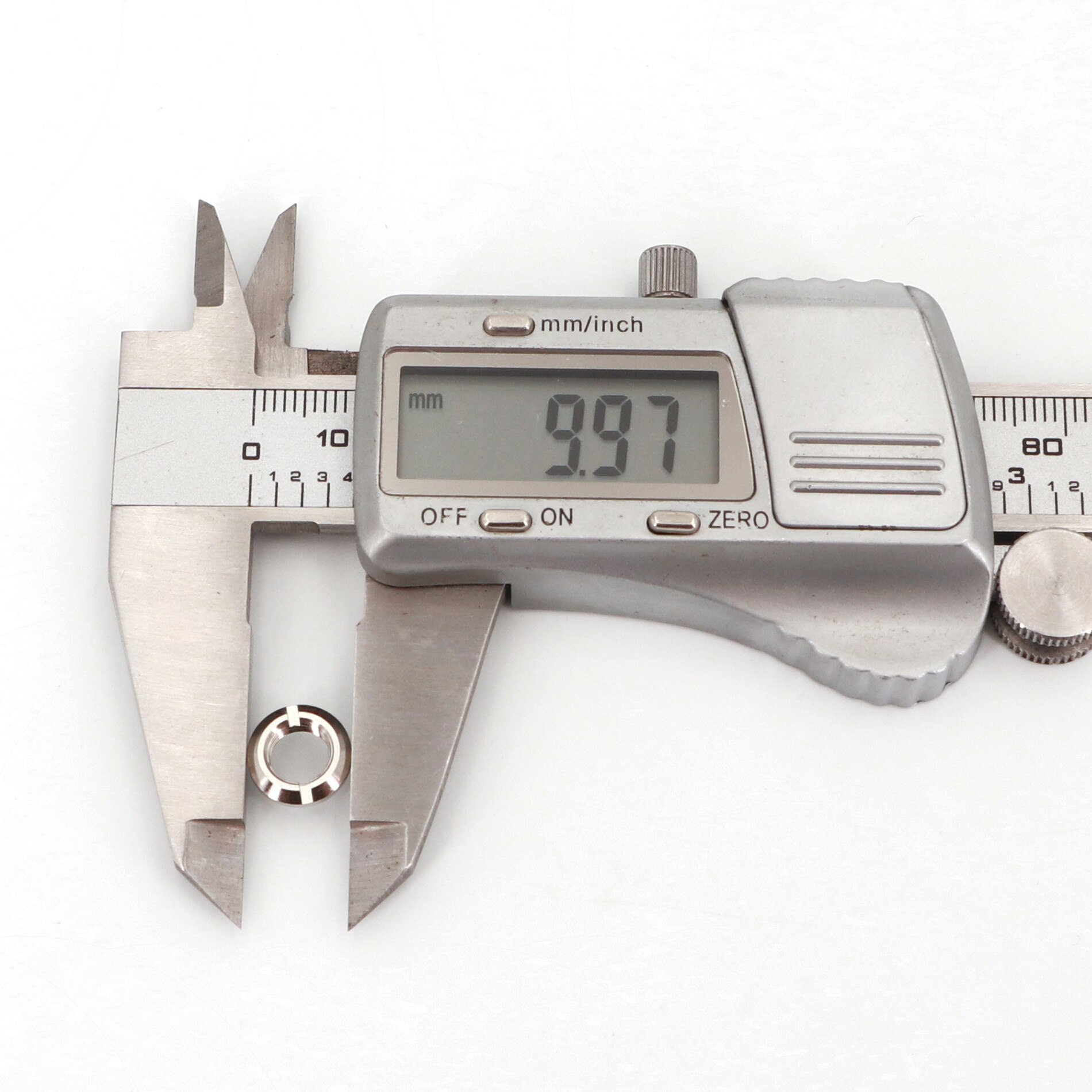 10Pcs Copper Alloy 1/4-40UNS Jurk Moer Voor Sh T80-T Serie 6.35Mm Panel Mount Mini Tuimelschakelaar