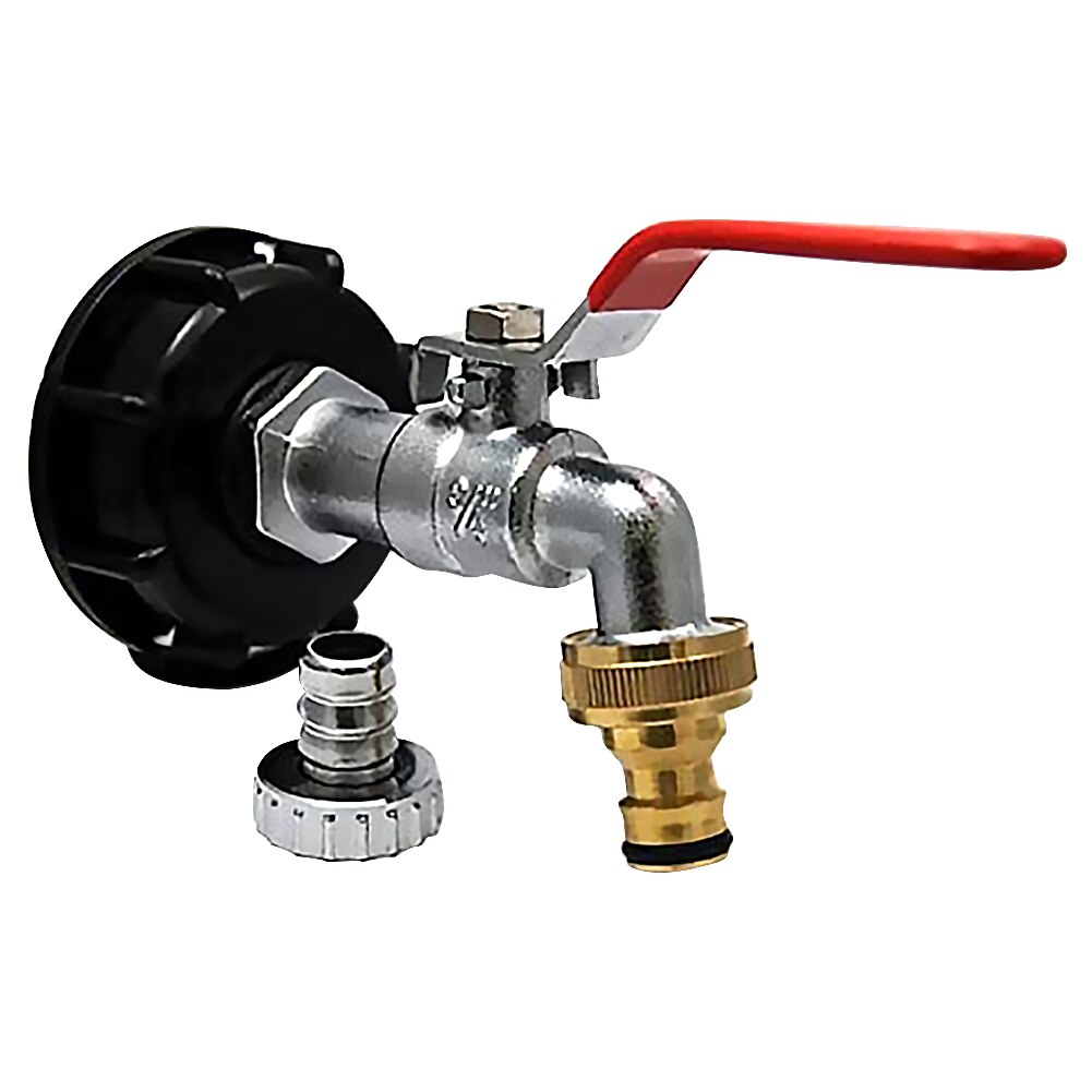 IBC Tank Adapter S60X6 to Brass Tap 1/2 Replacement Valve Fitting Connector