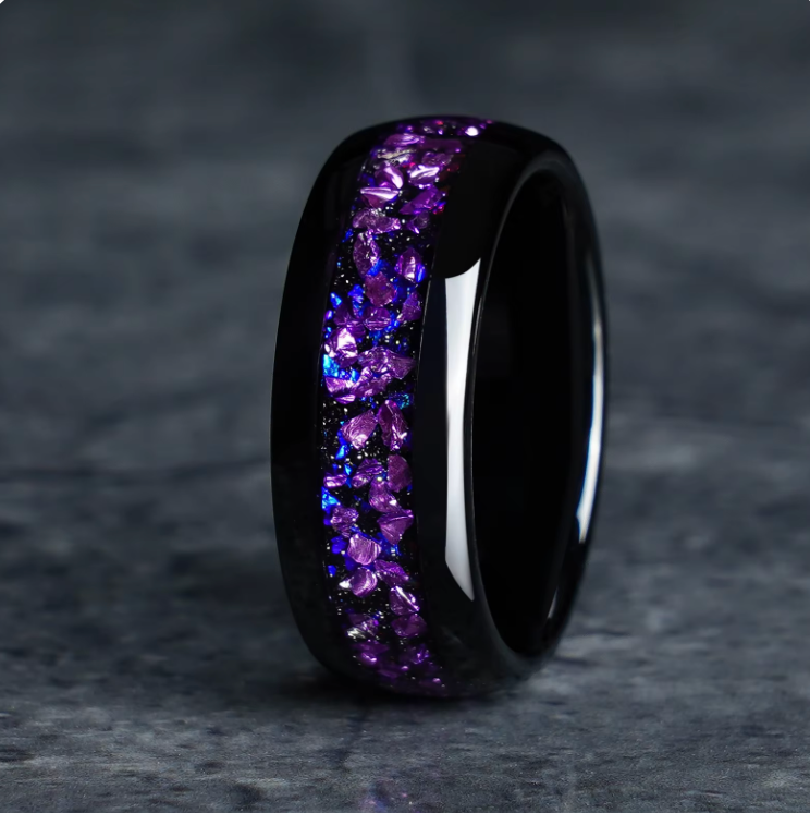 Ring For Men Jewelry: 7 / Pink