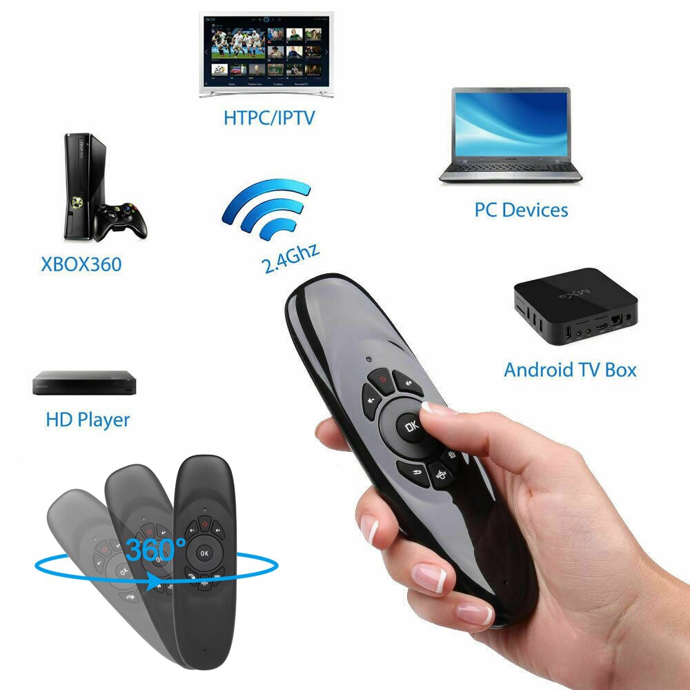 Zdalne sterowanie mysz zdalne powietrze bezprzewodowa klawiatura Tv, pudełko android latać 2.4ghz sterowanie Pc sprytny TV elektronika użytkowa uniwersalna