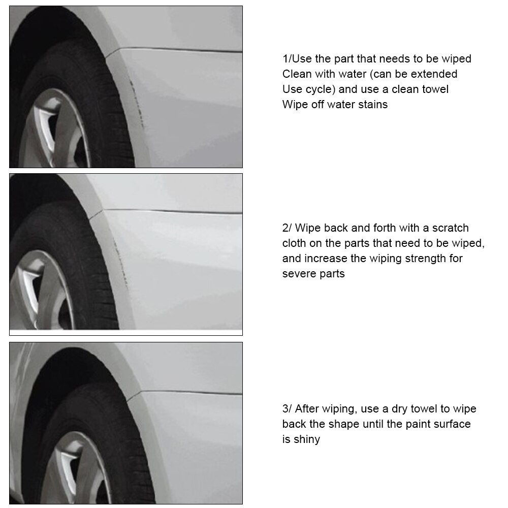 1 st fixa klar bil repar reparera trasa nano meterial för bil ljus lack repor remover repor skav på ytreparations trasa