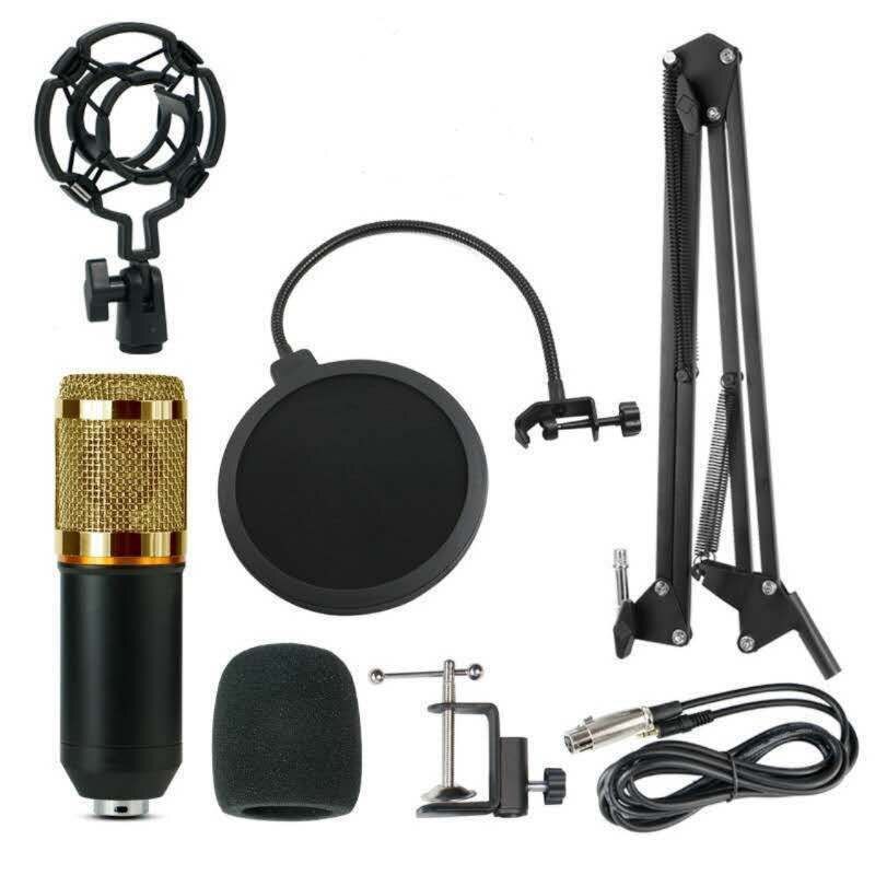 Professionele Microfone Bm 800 Karaoke Microfoon Condensator Microfoon Kits Bundel Microfoon Voor Computer Studio Recording: A