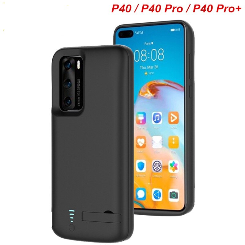 Funda de batería de 5000 Mah para Huawei P40, P40 Pro, P40 Pro + Plus, cargador inteligente, batería externa para Huawei P40