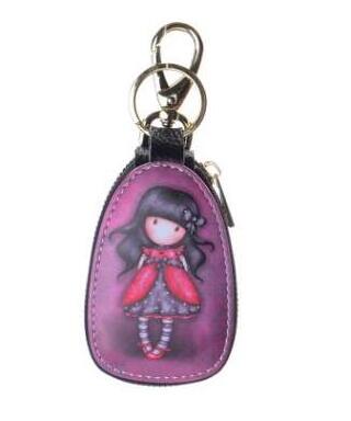 1pc Retail Universal Auto Key Cases Carton Pattern Small Wallets Cars Key Protection Bags Man's and Women's Beautiful Holders