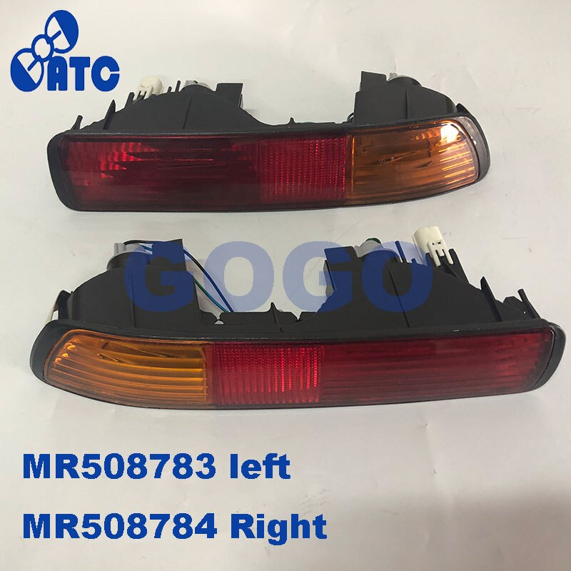 Achterlicht Bumper Links & Rechts Lamp voor MITSUBISHI Pajero/Montero/Shogun 00-03 MR570142, MR570141, MR508783, MR508784