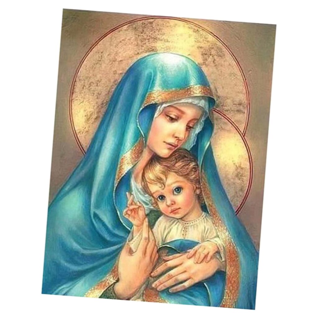Madonna diamante bordado pintura strass ponto cruz decoração para casa presente perfeito ornamento 20x25cm